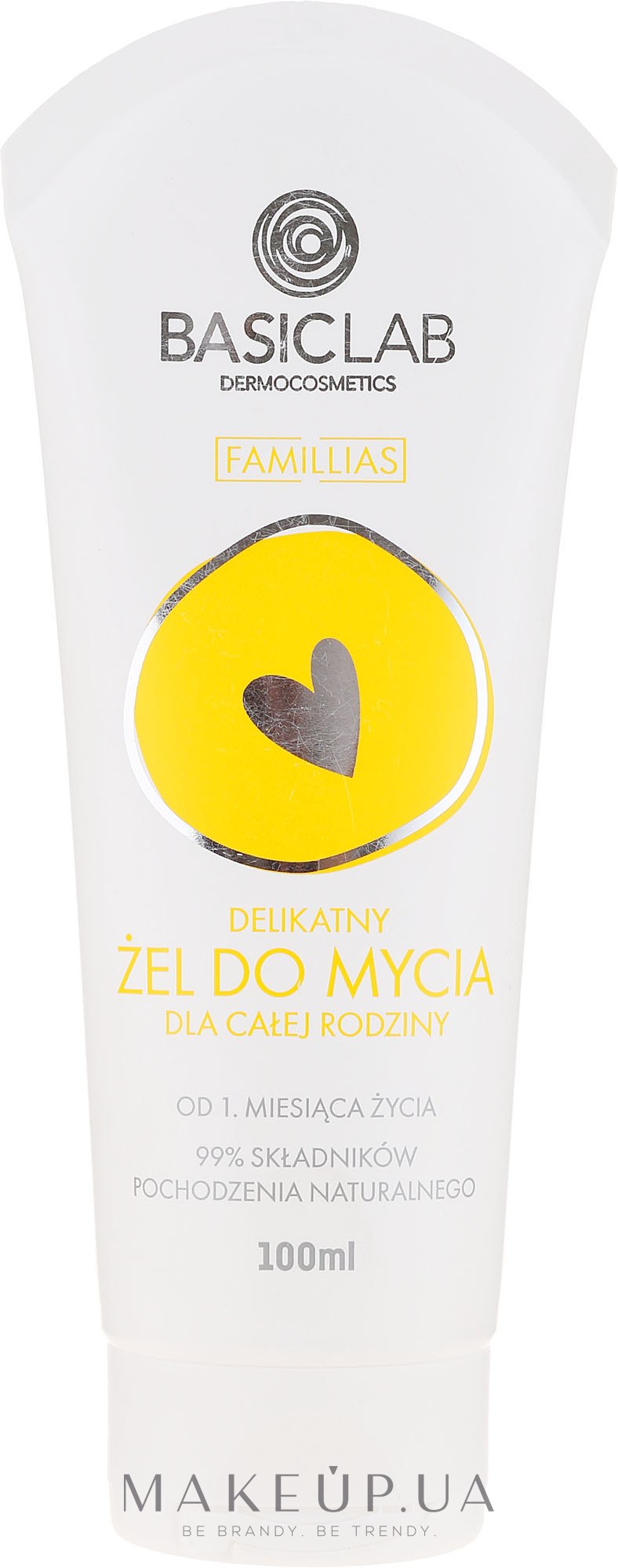 Ніжний очищувальний гель для всієї родини - BasicLab Dermocosmetics Famillias — фото 100ml