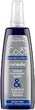 Спрей-ополаскиватель для рассветленных и седых волос-голубой - Joanna Ultra Color System — фото N5