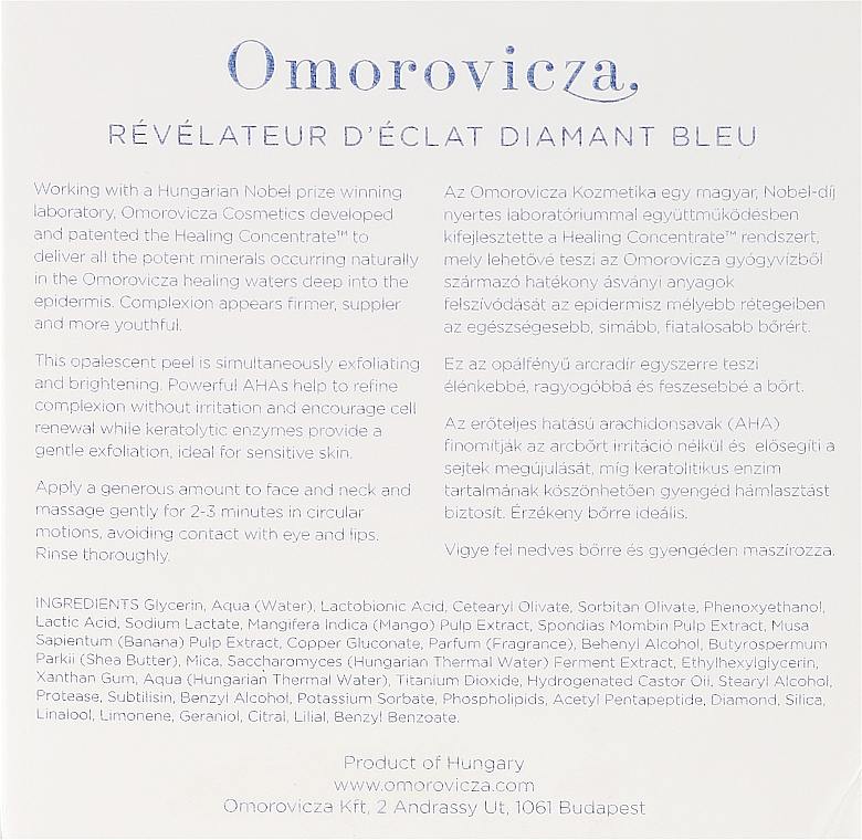Пілінг для обличчя - Omorovicza Blue Diamond Resurfacing Peel — фото N3