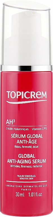 Противікова сироватка для обличчя - Topicrem Global Anti-Aging Serum