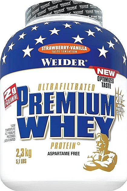 Протеїн - Weider Premium Whey Protein Strawberry Vanilla — фото N1