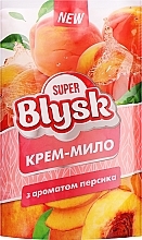 Парфумерія, косметика Крем-мило з ароматом персика - Super Blysk (дой-пак)