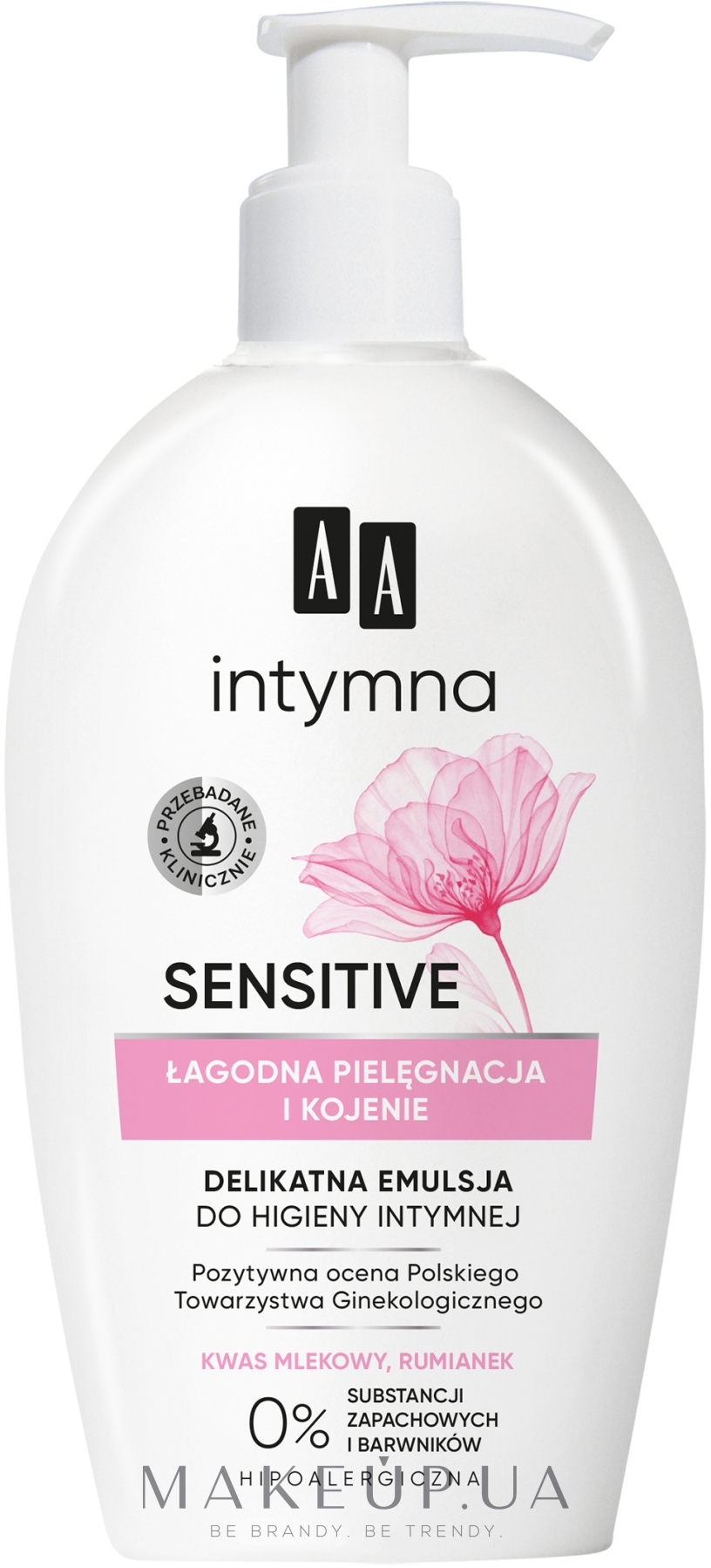 Емульсія для інтимної гігієни - AA Cosmetics Intimate Sensitive Emulsion — фото 300ml