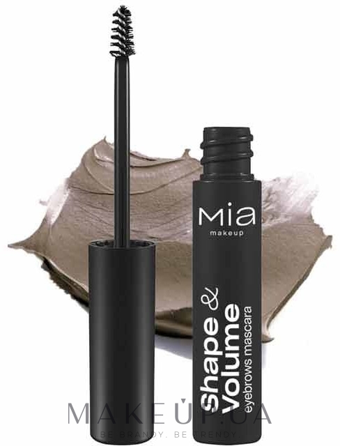 Тушь для бровей - Mia Makeup Shape & Volume Eyebrow Mascara — фото 01 - Blonde