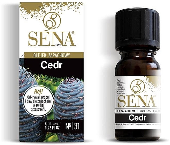 Ароматическое масло "Кедр" - Sena Aroma Oil №31 Cedar — фото N2