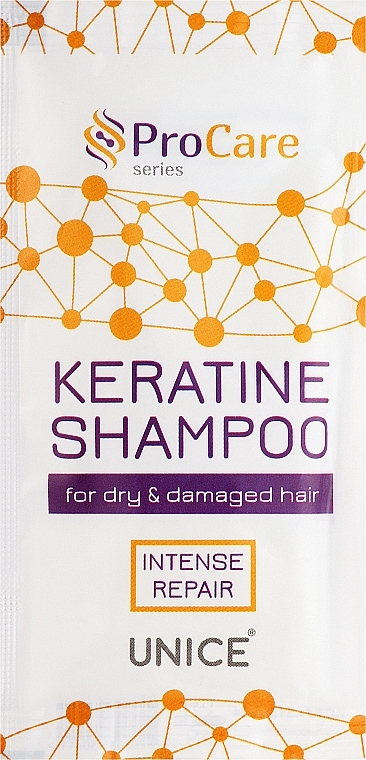 Шампунь с кератином для сухих и поврежденных волос - Body&Soul ProCare Keratin Shampoo (пробник) — фото N1