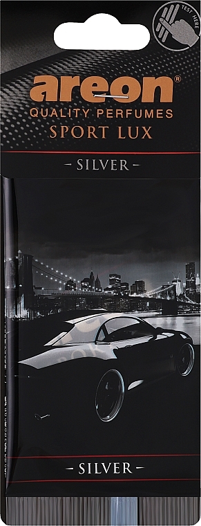 Ароматизатор повітря "Срібло" - Areon Sport Lux Silver — фото N1