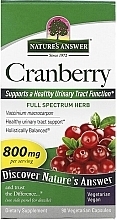 Духи, Парфюмерия, косметика Пищевая добавка "Клюква", 90 капсул - Nature's Answer Cranberry