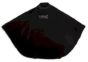 Пеньюар для стрижки и окрашивания, черный - Lakme Hair Coloring & Cutting Cape — фото N1