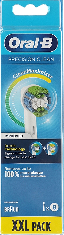 Змінна насадка для електричної зубної щітки, 8 шт. - Oral-B Precision Clean Clean Maximizer — фото N1
