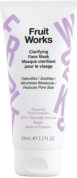 Очищувальна маска для обличчя - Fruit Works Clarifying Face Mask — фото N1