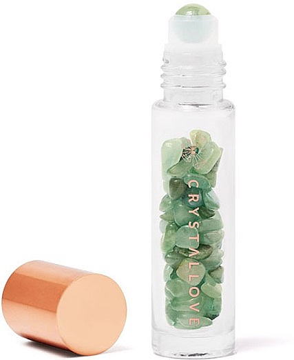 Пляшечка з кристалами для олії "Жадеїт", 10 мл - Crystallove Jade Oil Bottle — фото N1