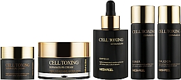 Набор - MEDIPEEL Cell Toxing Dermajours Essential Kit (ser/100ml + toner/30ml + emulsion/30ml + cream/50g + cream/10g) — фото N2