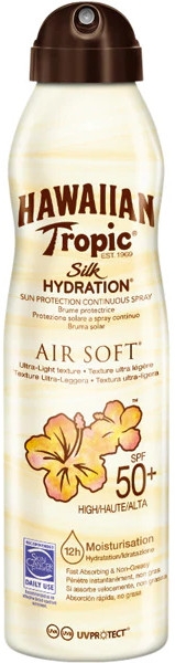 Сонцезахисний спрей для тіла - Hawaiian Tropic Silk Hydration Air Soft Protective Mist SPF 50 — фото N1