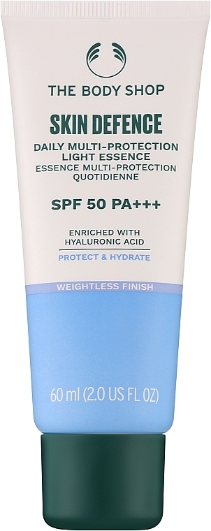 Защитный лосьон для лица - The Body Shop Skin Defence Daily Multi-protection Light Essence SPF 50+ PA++++ — фото N2