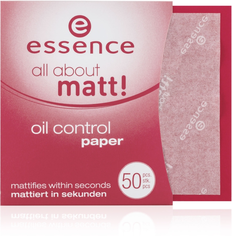 Матирующая бумага - Essence All About Matt Oil Control Paper