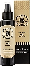 Парфумерія, косметика Олія перед голінням "Гіркий мигдаль" - Solomon's Pre-Shave Oil Bitter Almond
