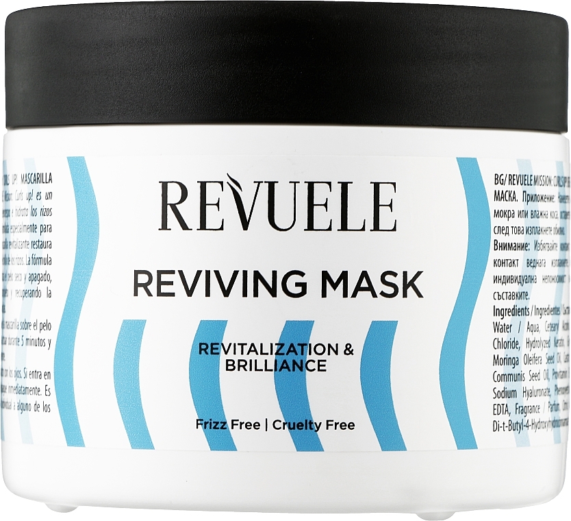 Восстанавливающая маска для волос - Revuele Mission: Curls Up! Reviving Mask — фото N1