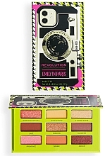 Духи, Парфюмерия, косметика Палетка теней для век - Makeup Revolution x Emily In Paris Mini Shadow Palette 