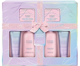 Парфумерія, косметика Набір, 6 продуктів - Baylis & Harding Jojoba, Vanilla & Almond Oil Luxury Pamper Gift Set