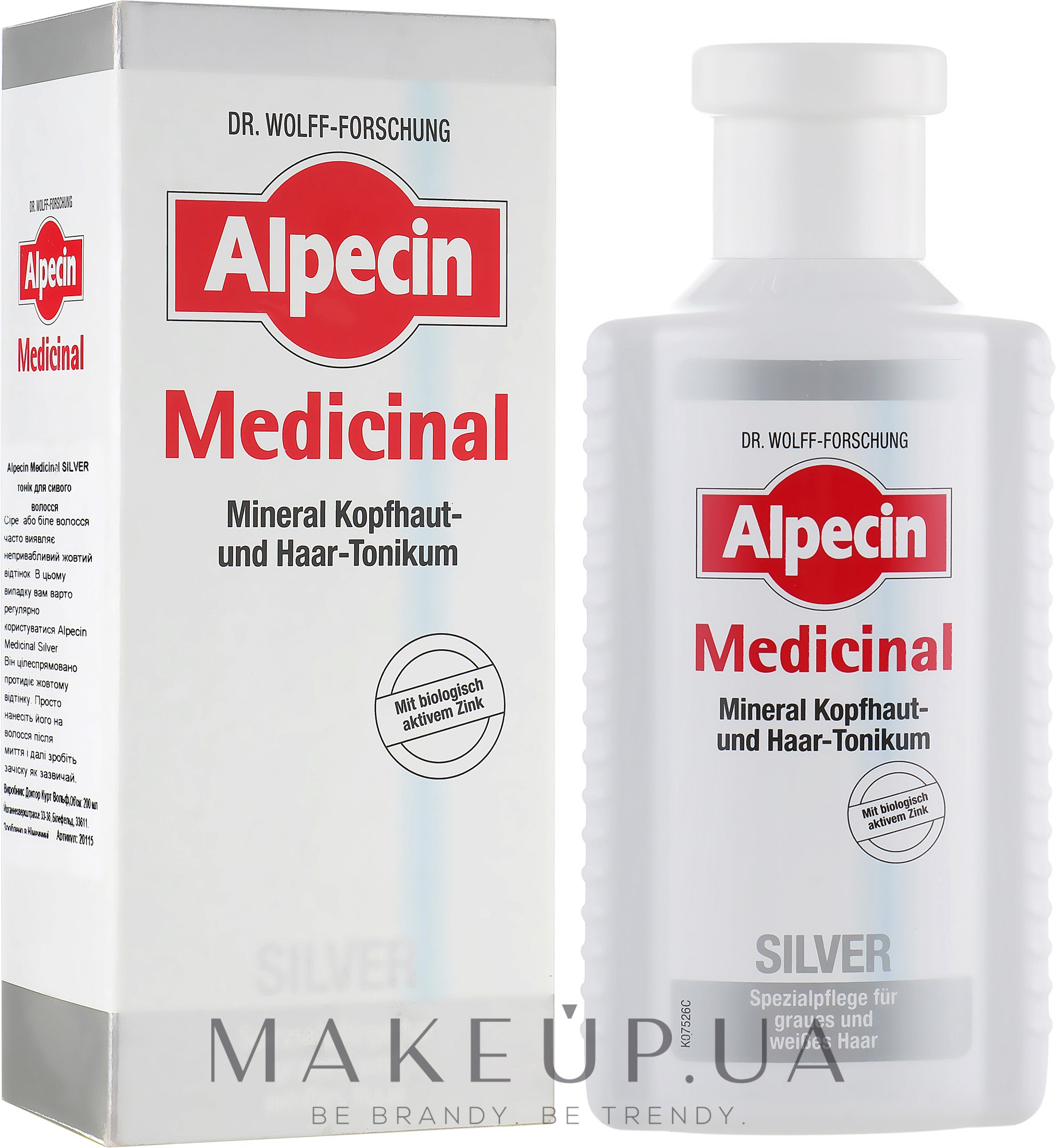 Тоник для седых волос - Alpecin Medicinal Silver — фото 200ml