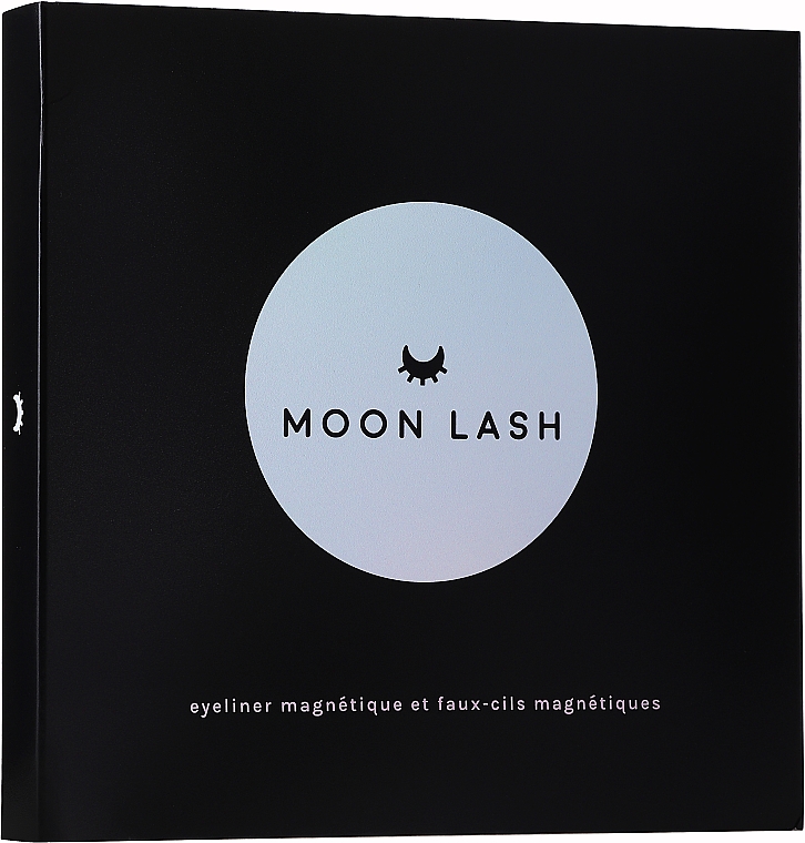 Набор - Moon Lash Kit Magnetic 005 New Moon (eyelashes/1pcs + clip + eye/liner/5ml) — фото N1