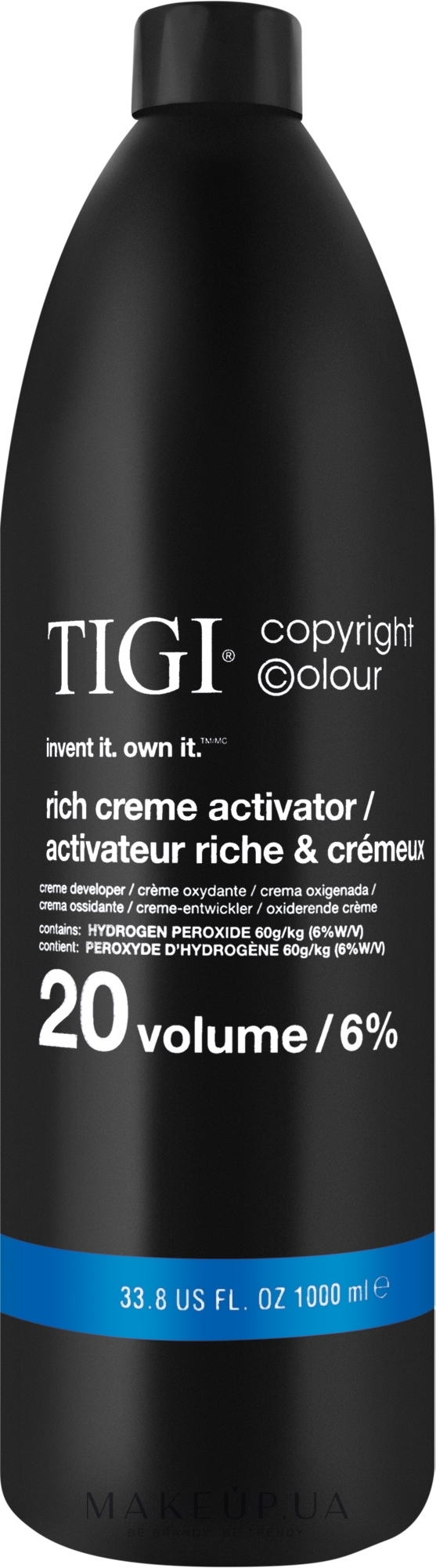 Активатор - TIGI Colour Activator 20 vol / 6% — фото 1000ml