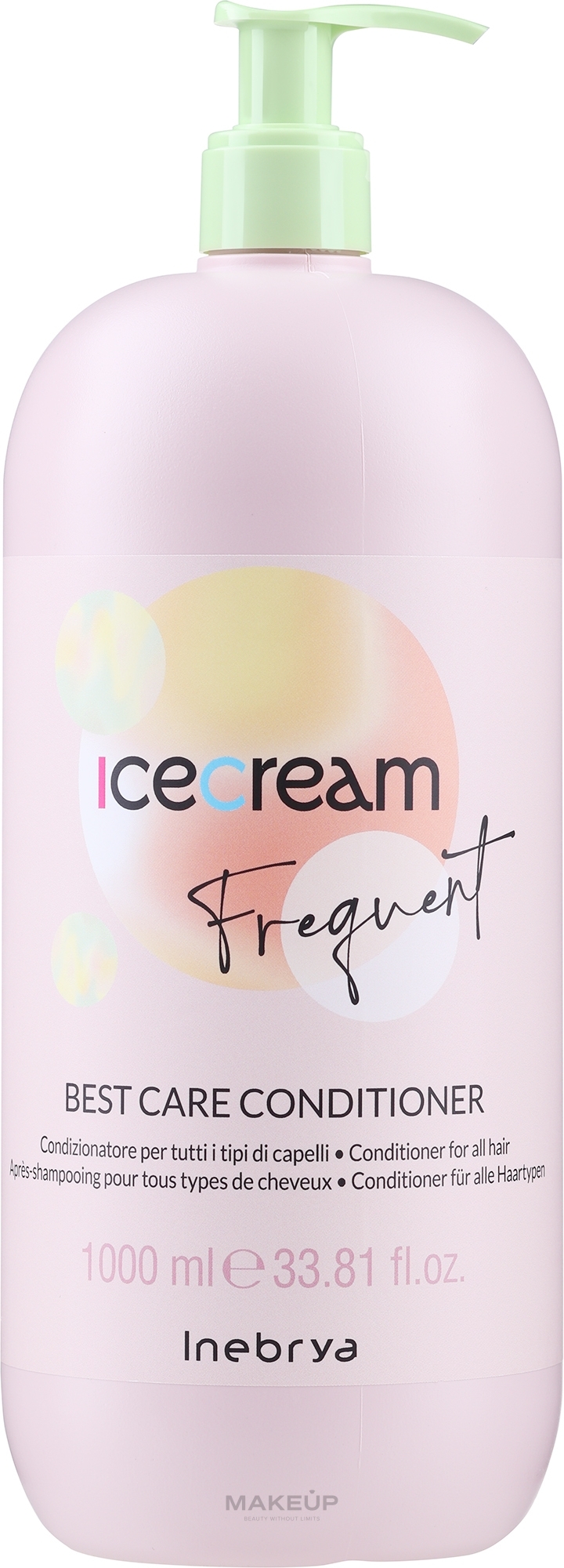 Кондиціонер для всіх типів волосся - Inebrya Ice Cream Best Care Conditioner — фото 1000ml