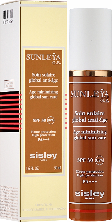 Солнцезащитный крем - Sisley Sunleya G.E. Age Minimizing Global Sun Care SPF 30/PA+++ — фото N1