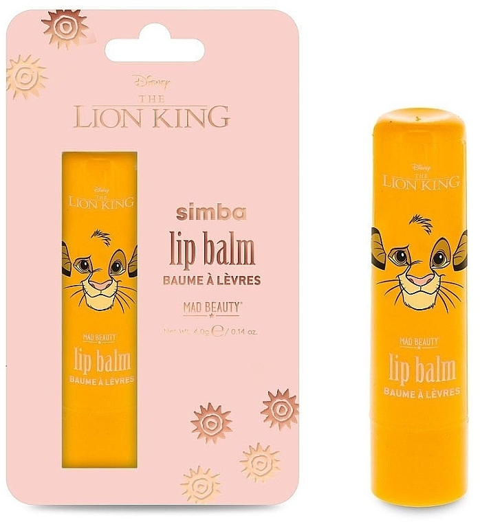 Бальзам для губ - Mad Beauty Disney The Lion King Simba Lip Balm — фото N1