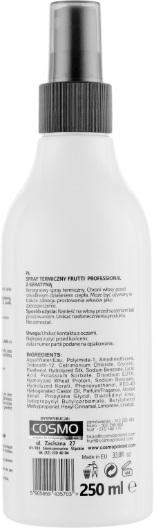Спрей термальний для волосся - Frutti Di Bosco Professional Thermal Spray — фото N2