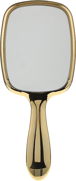 Щітка для волосся прямокутна із дзеркалом - Janeke Hairbrush With Mirror Gold — фото N2