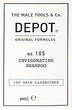 Духи, Парфюмерия, косметика Укрепляющий шампунь против выпадения - Depot 105 Invigorating Shampoo (пробник)