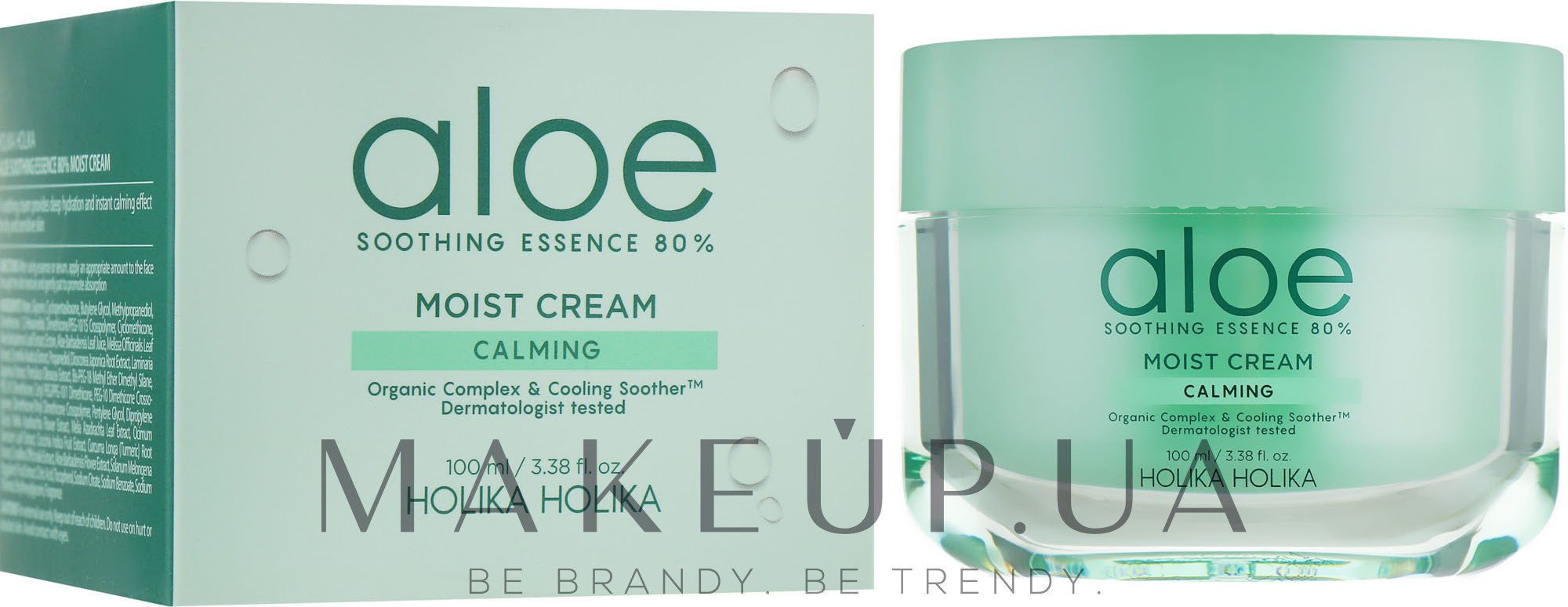 Зволожувальний крем для обличчя - Holika Holika Aloe Soothing Essence 80% Moist Cream — фото 100ml