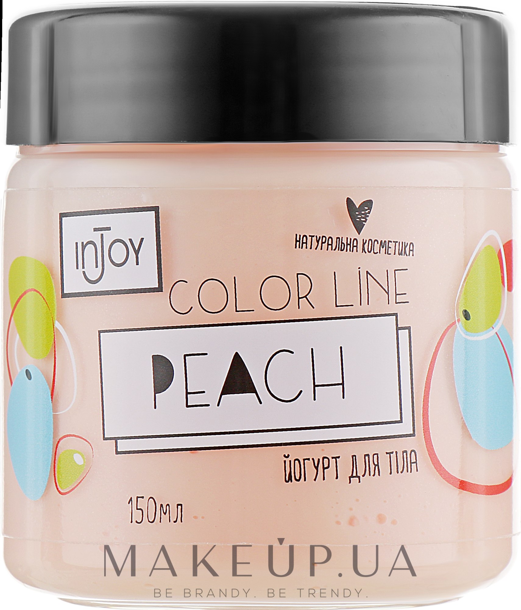 Персиковый йогурт для тела - InJoy Color Line Peach — фото 150ml