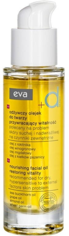 Живильна олія для обличчя - Eva Derma Nourishing Facisl Oil — фото N3