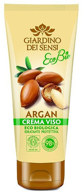 Зволожувальний крем для обличчя - Giardino Dei Sensi Eco Bio Argan 24H Moisturizing Face Cream — фото N1