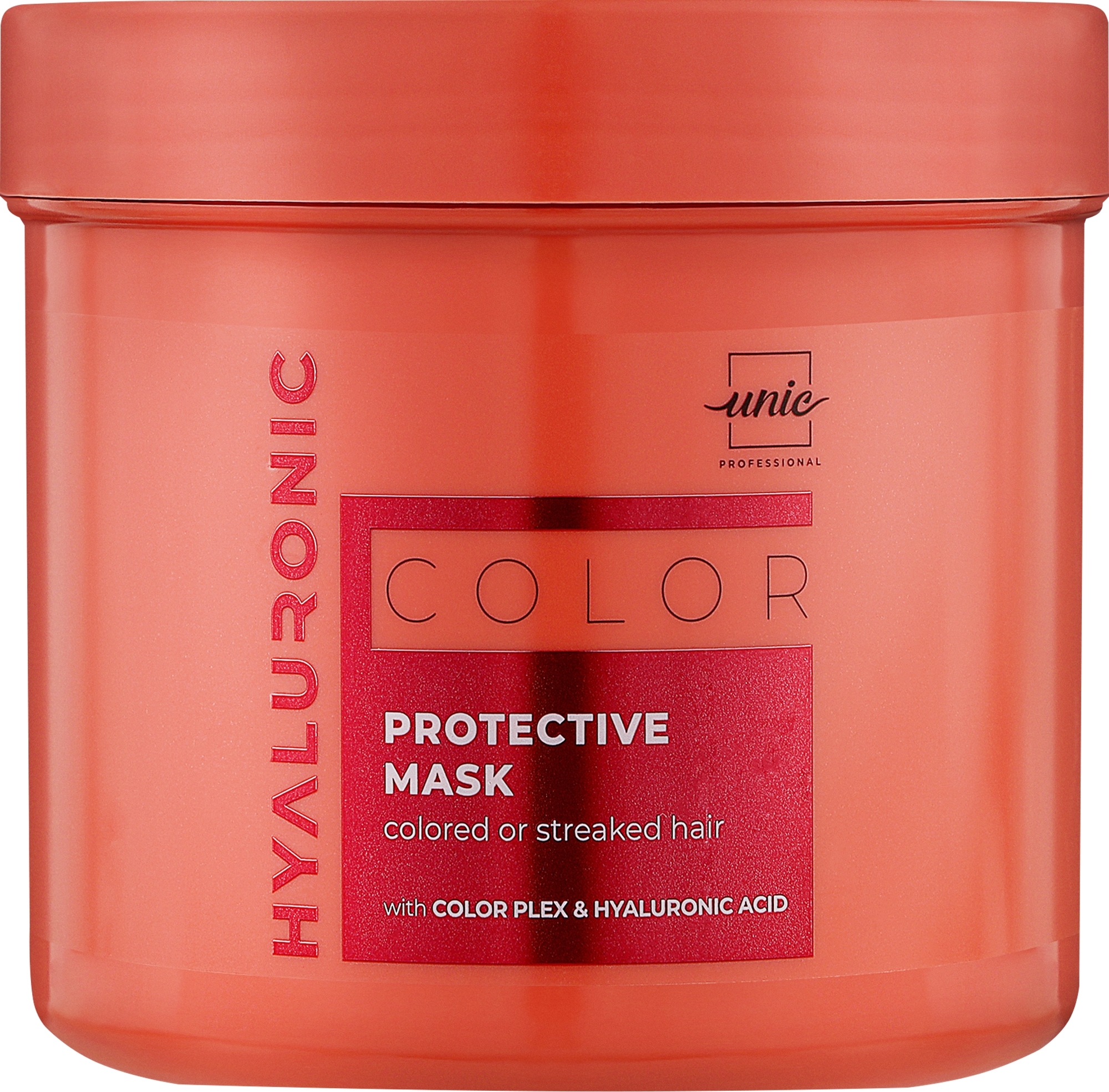 Маска для захисту фарбованого і мелірованого волосся - Unic Hyaluronic Color Protective Mask — фото 500ml