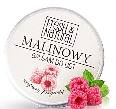 Парфумерія, косметика Бальзам для губ з малиною - Fresh&Natural Lip Balm