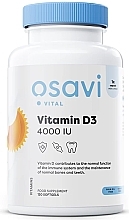 Пищевая добавка "Витамин D3", 4000IU - Osavi Vitamin D3 4000 IU Softgels — фото N1