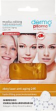 Парфумерія, косметика Маска для обличчя гідроколагенова - Dermo Pharma Gold Anti-Aging Laser 24K