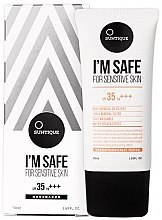 Духи, Парфюмерия, косметика Солнцезащитный крем для чувствительной кожи - Suntique I`m Safe For Sensitive Skin Sun Block