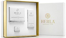 Духи, Парфюмерия, косметика Набор - Herla Infinite White II (cr/50ml + cr/5ml + ser/15ml)