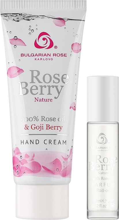 Крем для рук - Bulgarska Rosa Rose Berry Nature (h/cr/75ml + parfum/9ml) — фото N2