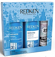 Духи, Парфюмерия, косметика Набор - Redken Extreme XMAS 2022 Kit (shm/300ml + cond/300ml + spray/150ml)