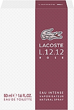 Lacoste L.12.12 Rose Eau Intense - Туалетная вода  — фото N3