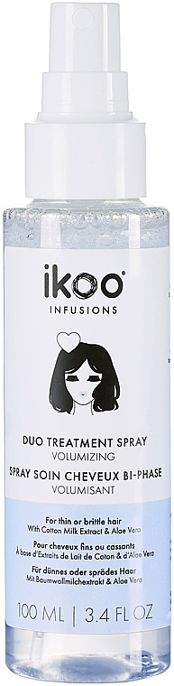 Спрей для волос "Объем" - Ikoo Infusions Duo Treatment Spray Volumizing — фото N1