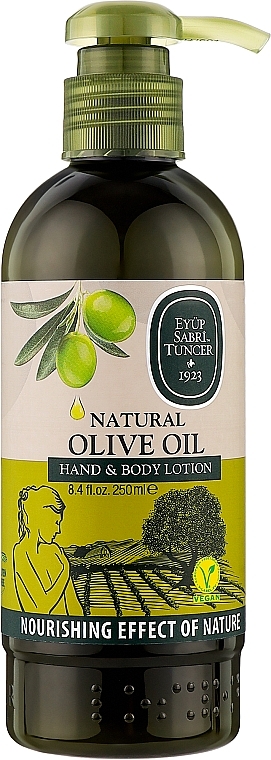 Зволожувальний лосьйон для рук і тіла з оливковою олією і олією ши - Eyup Sabri Tuncer Olive Oil — фото N1