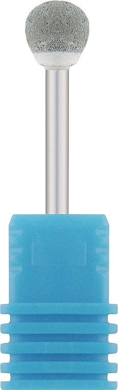 Фреза корундова "Кулька", діаметр 6.5 мм, 45-6. сіра - Nail Drill — фото N1