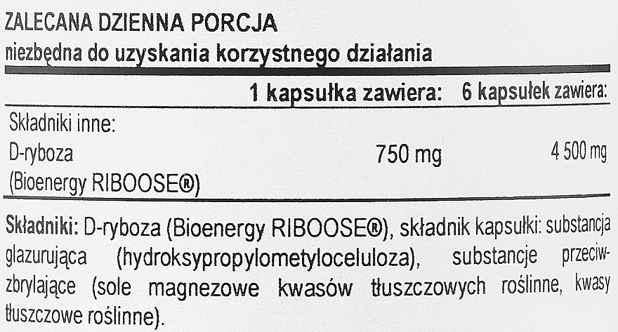 Натуральна добавка, 120 капсул - Now Foods Sports D-Ribose — фото N3